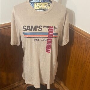 Sam’s Wholesale Club Beige Unisex T-Shirt
